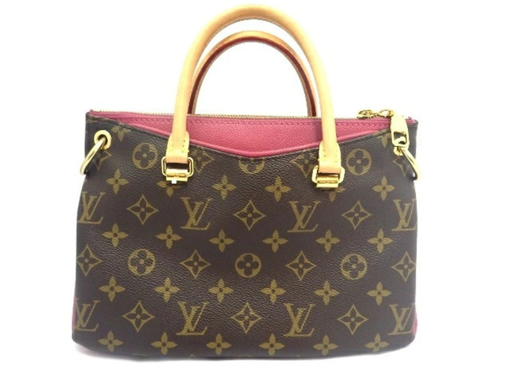 LOUIS VUITTON Shoulder Bag Handbag Pallas Monogram Freesia